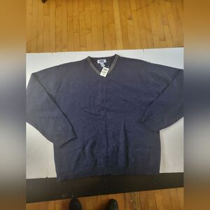 Old Navy Men V Neck Lambswool Sweater Size Large